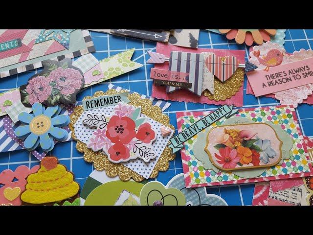 Make Embellishments from Scraps, Stash & Happy Mail