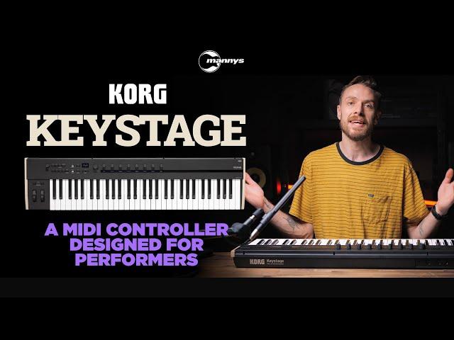 Korg Keystage: A MIDI Controller Designed for Performers, FINALLY! [key-feature overview]