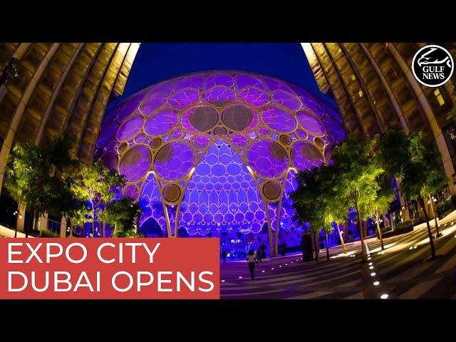 Expo City Dubai opens with stunning visuals on Al Wasl dome