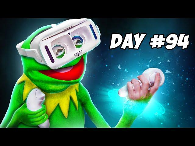 I Spent 100 Days as Kermit in VR Chat