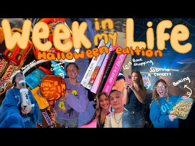 Week in my life | November Reset, Mini book haul, Sabrina concert, halloween and more!