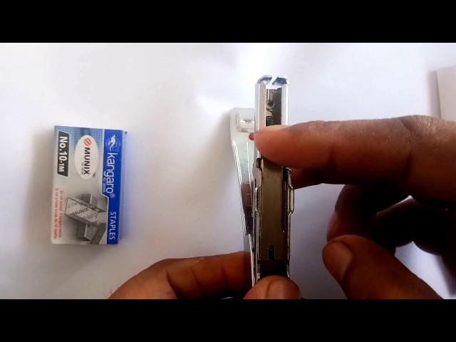 How to refill Stapler pins