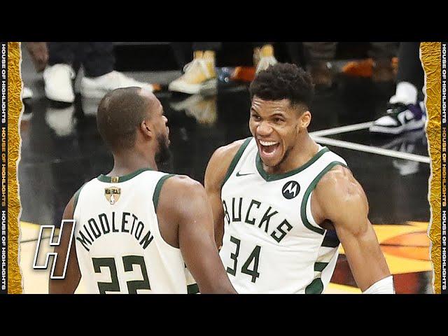 Giannis Antetokounmpo EPIC ALLEY-OOP DUNK to Seal Game 5 - Bucks vs Suns | 2021 NBA Finals