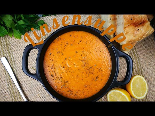 Linsensuppe | türkische Linsensuppe | sehr cremig und würzig | Kikis Kitchen