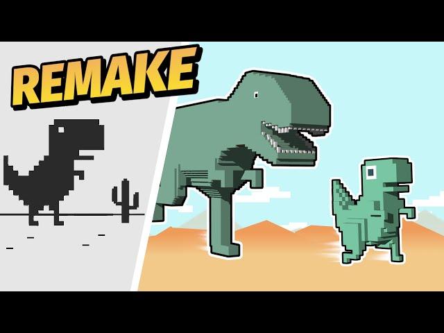 I made The Dino Game with BOSSES (and 3D)