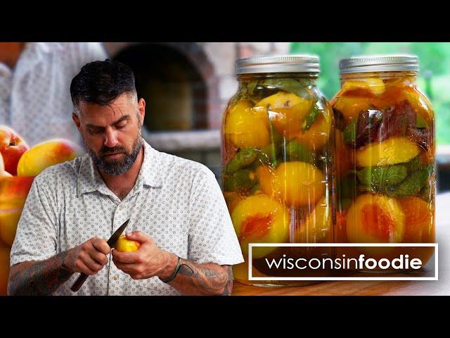 Summer Dreaming: Peach Canning With A Delicious Twist!