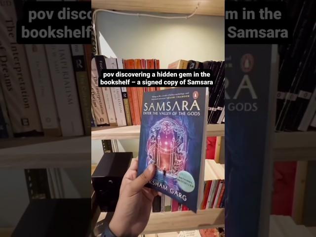 Hidden Samara signed copies in the bookshelf #author #samsara #booktok