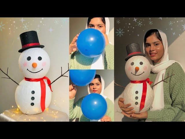 DIY Snowman | Christmas craft ideas | Christmas decorations | paper snowman | diy idea | paper craft