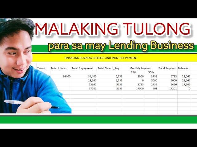 Financing Business Interest and Monthly Payment | Almontero Tutorial