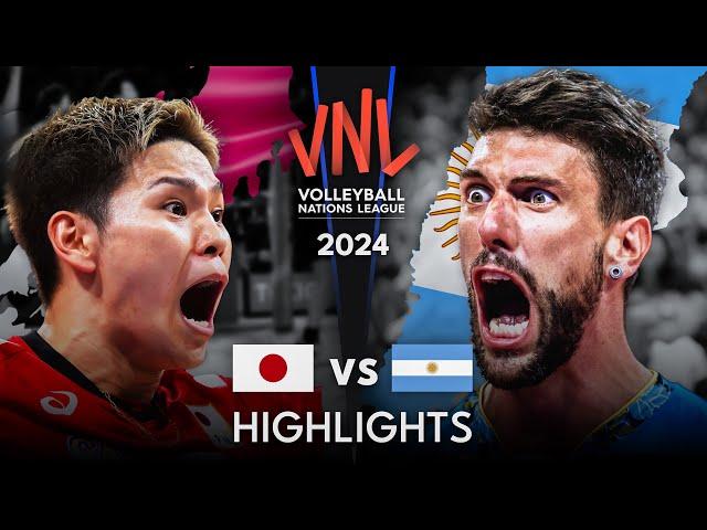 LEGENDARY MATCH | JAPAN vs ARGENTINA | Men's VNL 2024