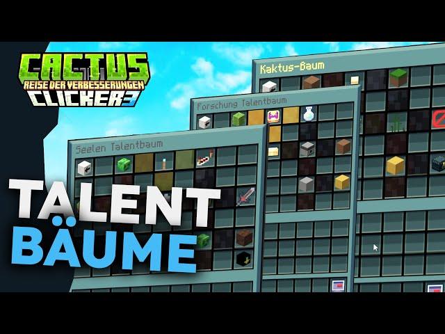 Kaktus Klicker Season 3 Talentbaum META Tutorial - Minecraft Playlegend Server