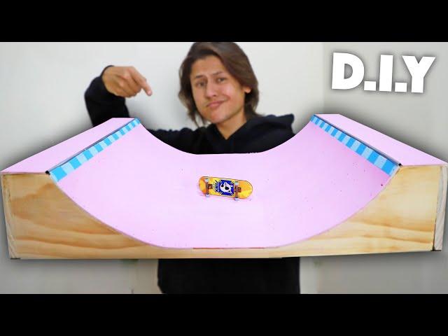 D.I.Y Fingerboard Mini Ramp!