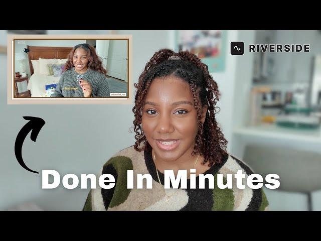 How To Edit Your First Video Using Riverside