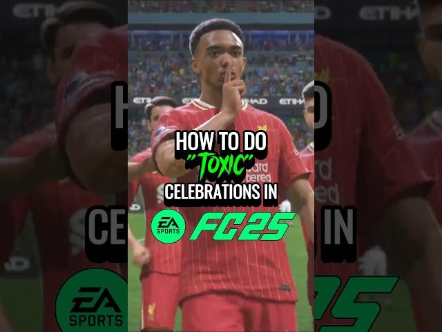 How to Toxic celebrations in FC 25 #fc25