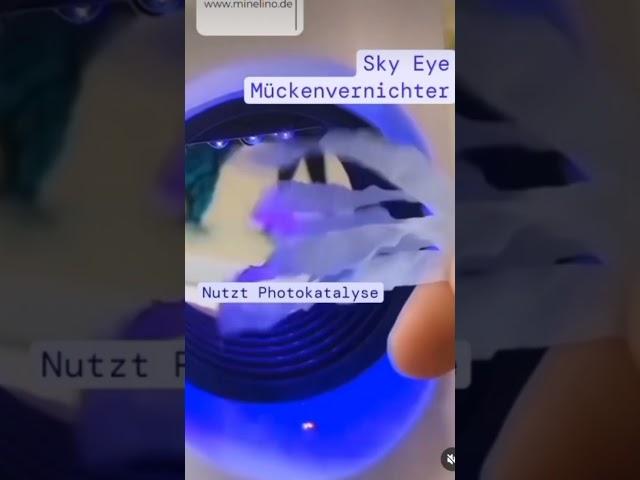 Sky Eye Mückenvernichter HIER: Minelino.de #MosquitoKiller #mückenschutz #mückenfalle #sommer2024