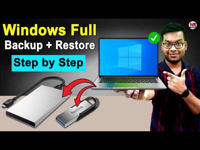 How to Backup Windows 10 & Restore Windows 10 Back Without Losing Any Data | Windows 10 Backup 2022