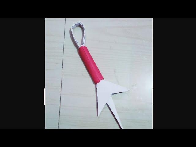 paper ️ craft  DIY - how to make kunai Minato from from A4 paper