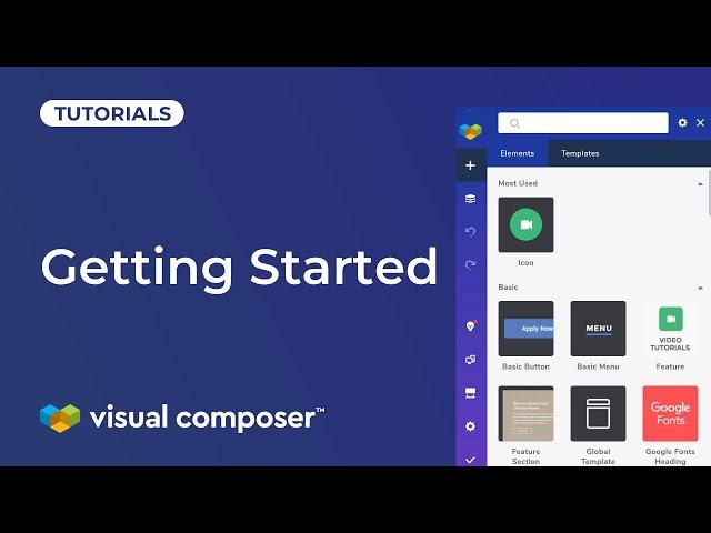 How to start working with Visual Composer Website Builder