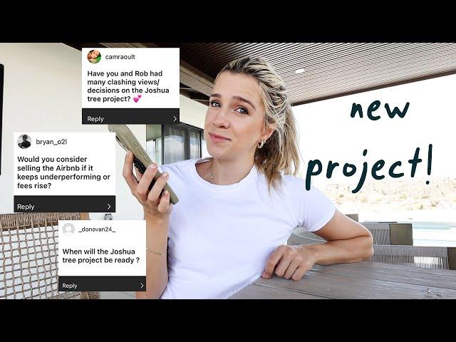 revealing my secret project + answering questions I've avoided (airbnb edition)