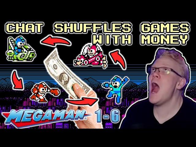 MEGA MAN 1-6 BUT CHAT SWITCHES GAMES WITH MONEY