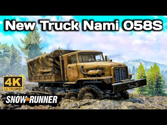 New Truck Nami 058S In SnowRunner Season 14 #snowrunner #truck #4k