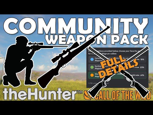 COMMUNITY WEAPON PACK is Coming to Call of the Wild (.375, .450 & More)!!!