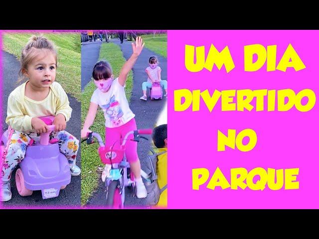 Um dia divertido no parque em família | Jéssica Godar, Laurinha E Helena E Maria Alice