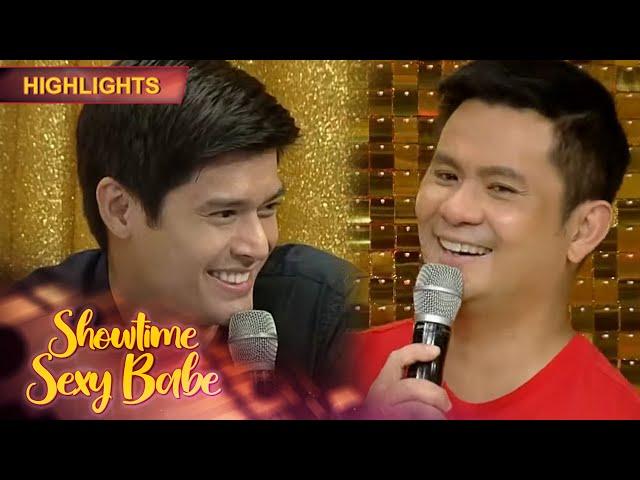 Ogie Alcasid pretends to be flattered when JC De Vera winks at him | It's Showtime Sexy Babe