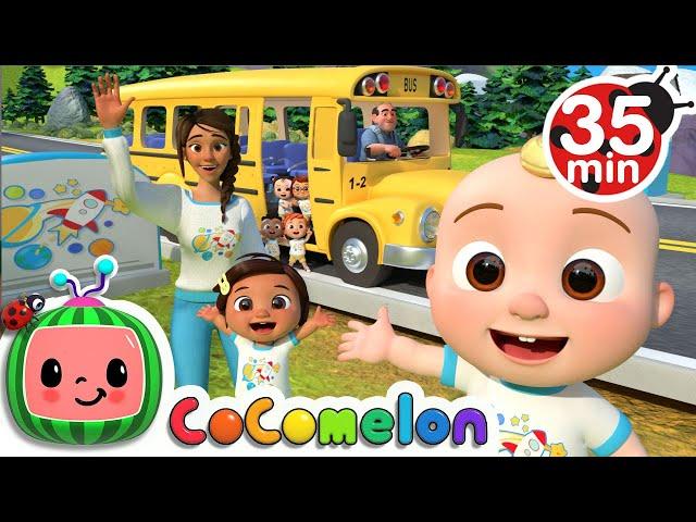 Wheels On The Bus (School Edition)  + More Nursery Rhymes & Kids Songs - CoComelon