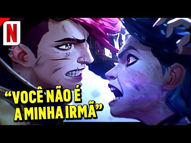 Vi e Caitlyn enfrentam Jinx e Sevika! | Arcane - 2ª Temporada | Netflix Brasil