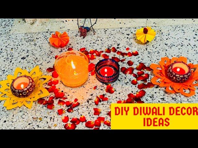 DIY DIWALI DECOR IDEAS | Diwali Decorations | ITz Queen Of Cooking