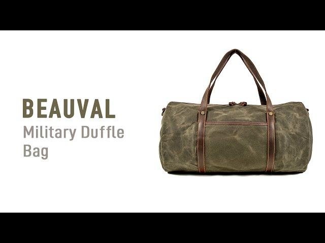 Military Duffle Bag | BEAUVAL