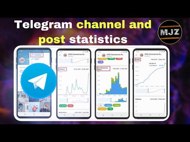 How to get Telegram statistics of channel,group and posts