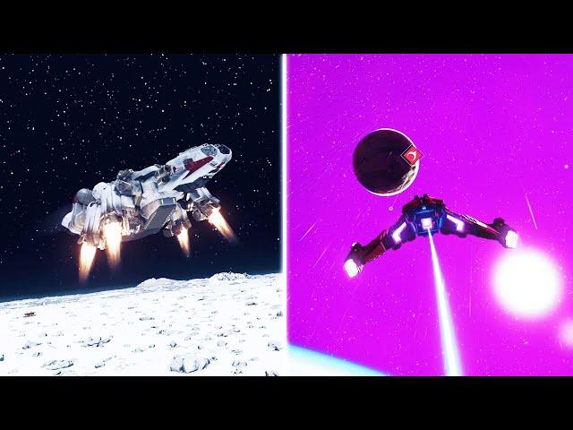 Space Travel: Starfield vs No Mans Sky