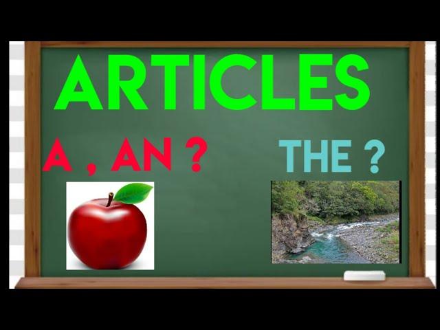 ENGLISH GRAMMAR ARTICLE learn to apply by doing practice excercises
