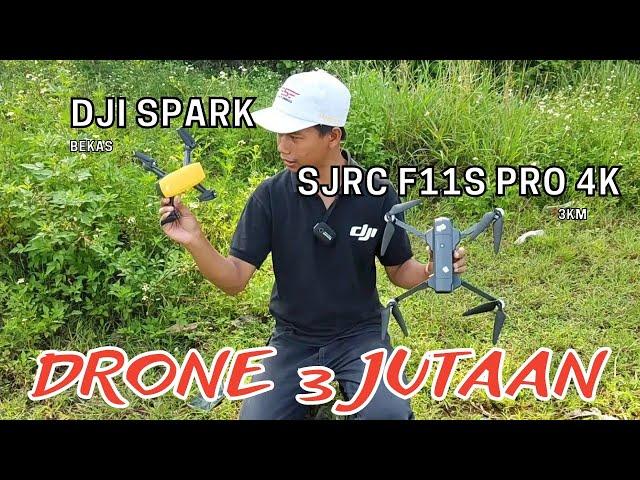 Dji Spark VS SJRC F11s Drone Semi Pro Murah Harga 3 Jutaan