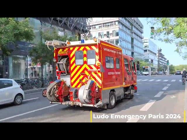 BSPP en urgence Compilation 2024 Paris Fire dept fire trucks responding