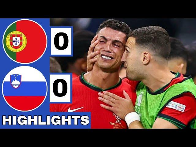 Portugal vs Slovenia (0-0) Extended HIGHLIGHTS | EURO 2024 Round Of 16!