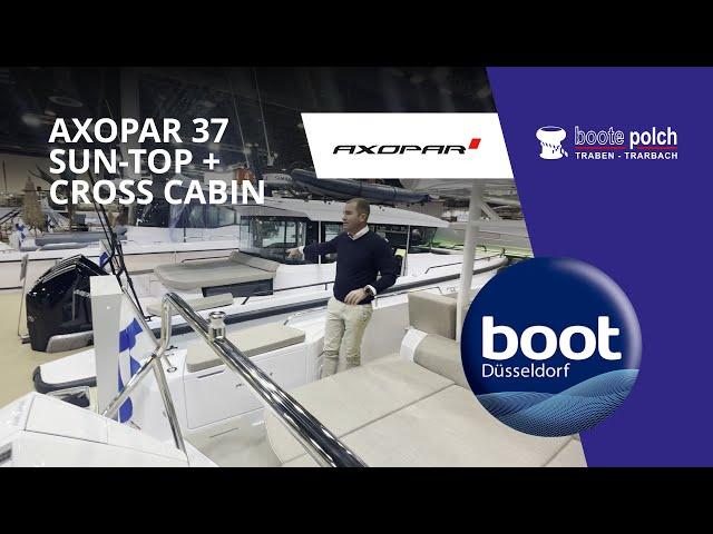 Axopar 37 Sun-Top + Cross Cabin Walkaround Boot 2024