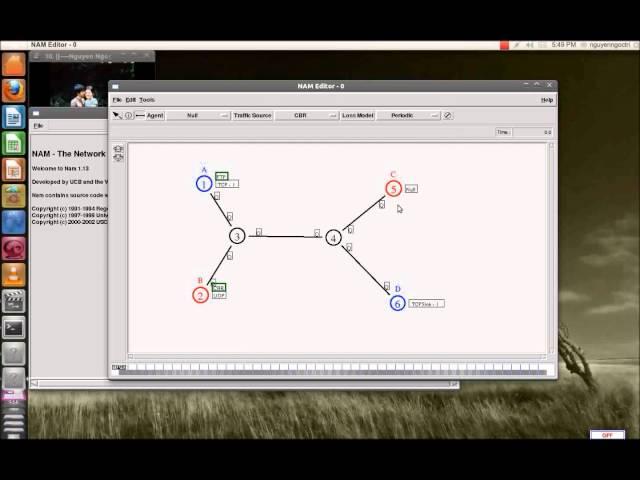 Network simulation with NS2 on Ubuntu