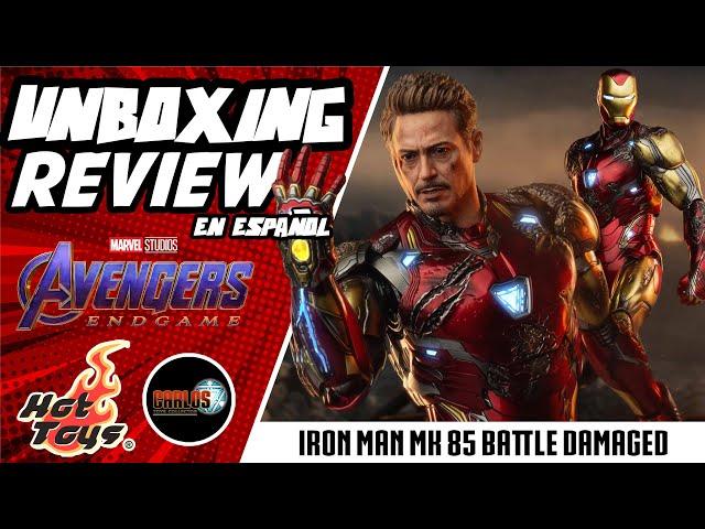 HOT TOYS IRON MAN MK 85 BATTLE DAMAGED UNBOXING Y REVIEW EN ESPAÑOL