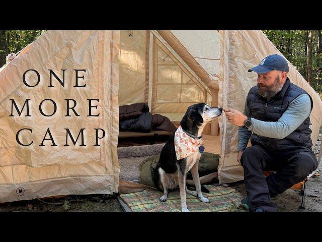 Camping in an INFLATABLE CABIN | One More Camp for My Old Dog