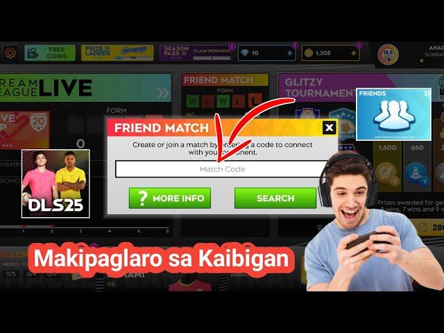 Paano Maglaro ng Friendly Match Sa DLS 25 |Tutorial ng Dls 25 With Friends 2025