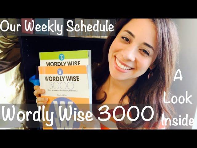 How we use Wordly Wise 3000 Vocabulary Curriculum// Our Weekly Schedule