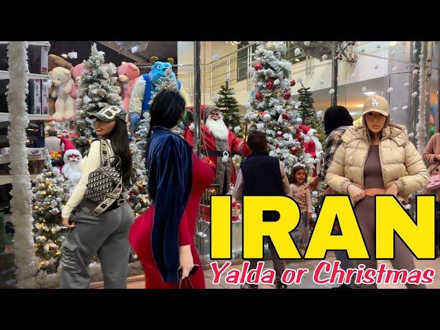 What's going on in IRAN? Do they celebrate Yalda Night or Christmas?