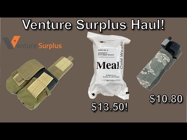 Venture Surplus Haul Unboxing: Cheap MREs!