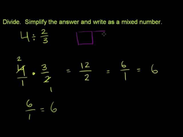dividing mixed numbers and fractions.flv