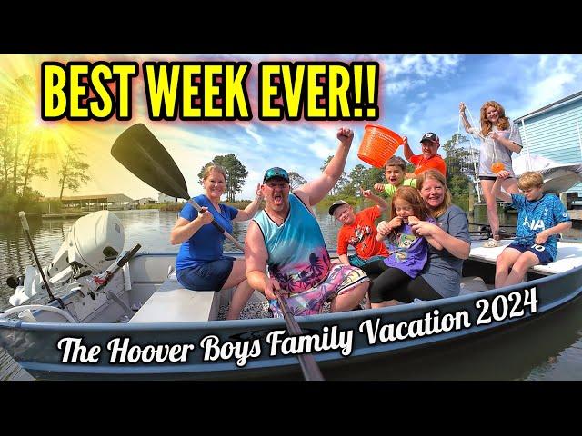 BEST WEEK OF MY LIFE!! WATERFRONT FAMILY VACATION 2024