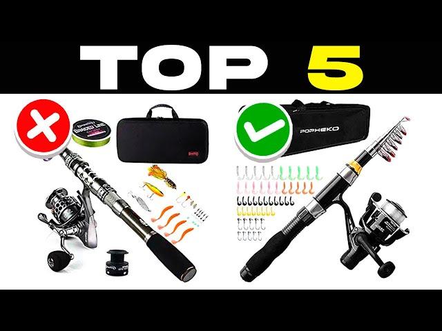 TOP 5 BEST FISHING RODS for BEGINNERS 2025 | Affordable FISHING RODS on AMAZON