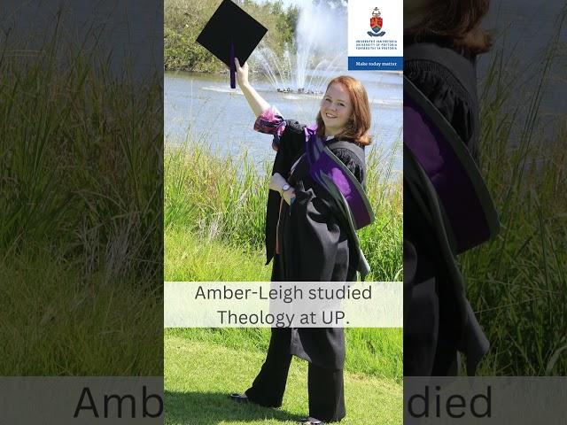 Meet Amber - A UP Theology and Religion graduate that actually found a job!